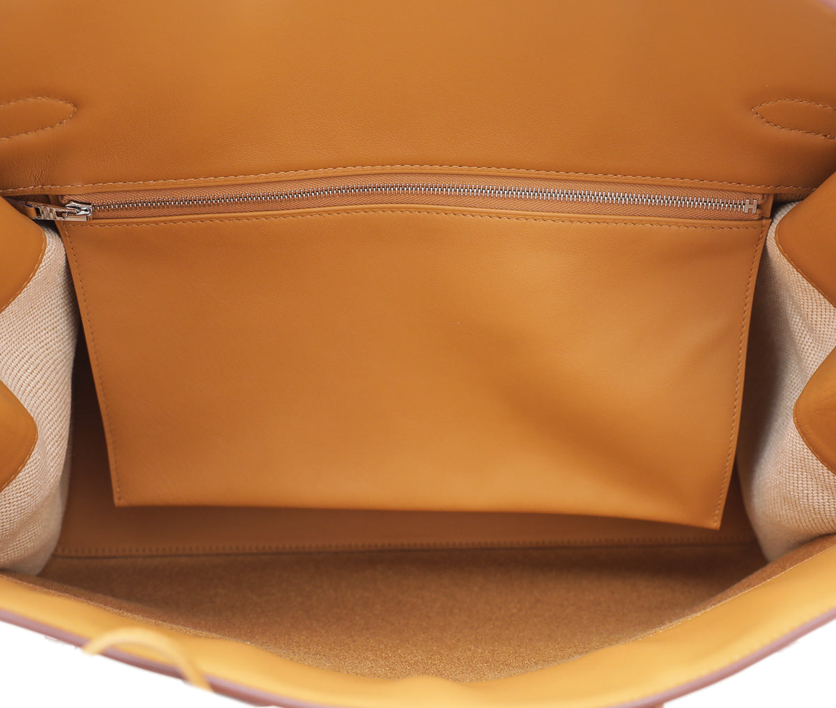 Hermes Sesame Fray Fray Ltd.Ed. Birkin 35 Bag