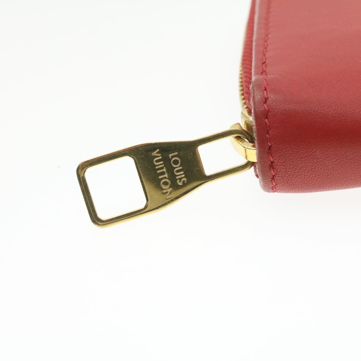 LOUIS VUITTON Panam Line Zippy Wallet Red Long Wallet M58043 LV Auth hk016