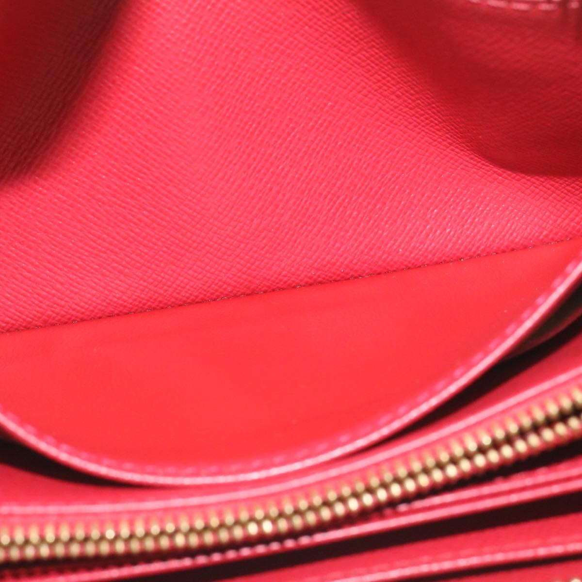 LOUIS VUITTON Panam Line Zippy Wallet Red Long Wallet M58043 LV Auth hk016