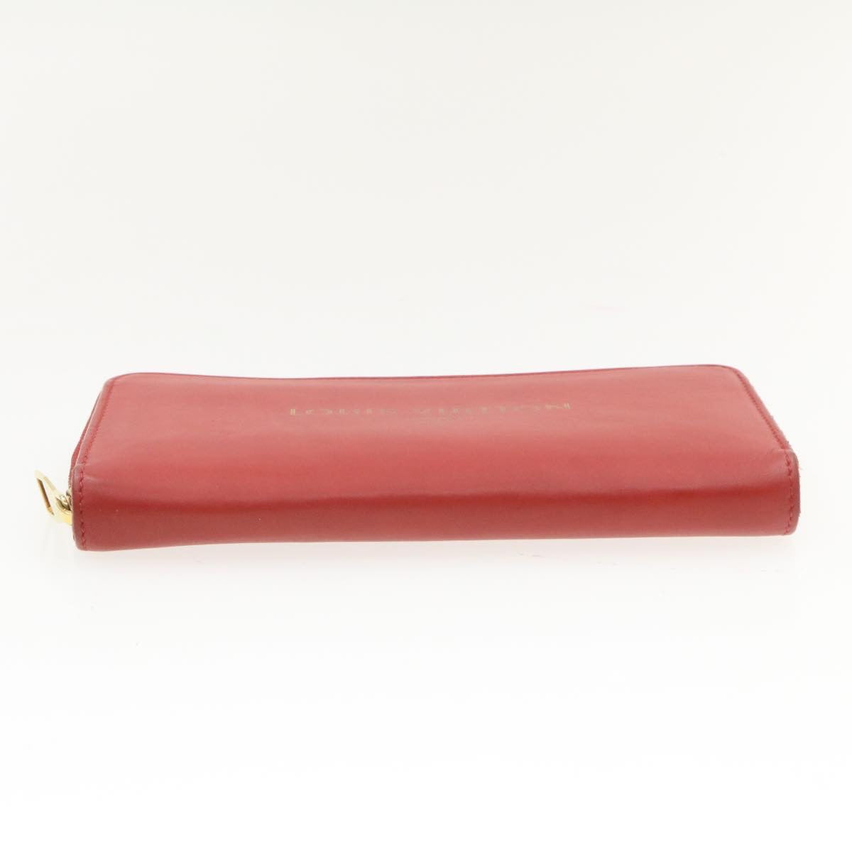 LOUIS VUITTON Panam Line Zippy Wallet Red Long Wallet M58043 LV Auth hk016