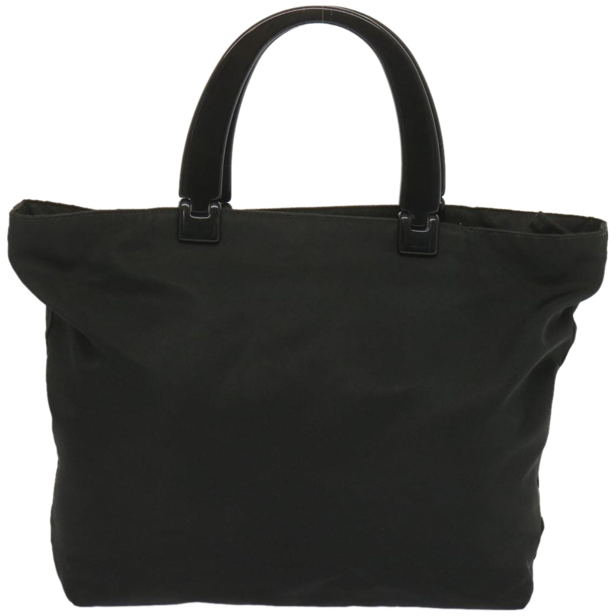 PRADA Hand Bag Nylon Black Auth hk1182