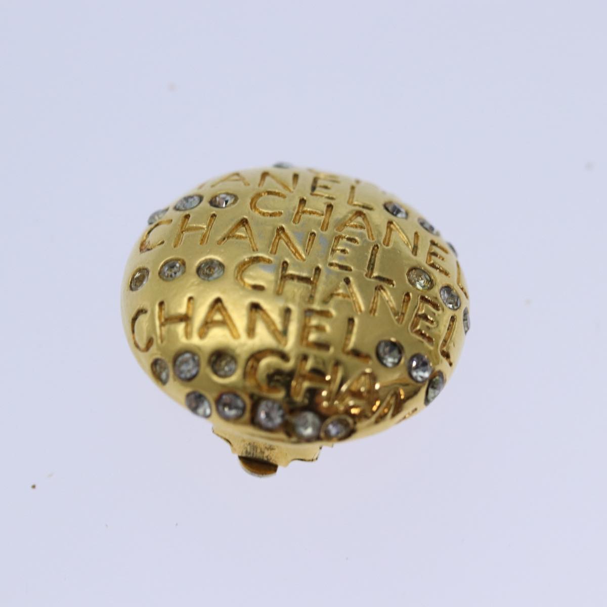 Top Quality Chanel Earring metal Gold CC Auth hk1467