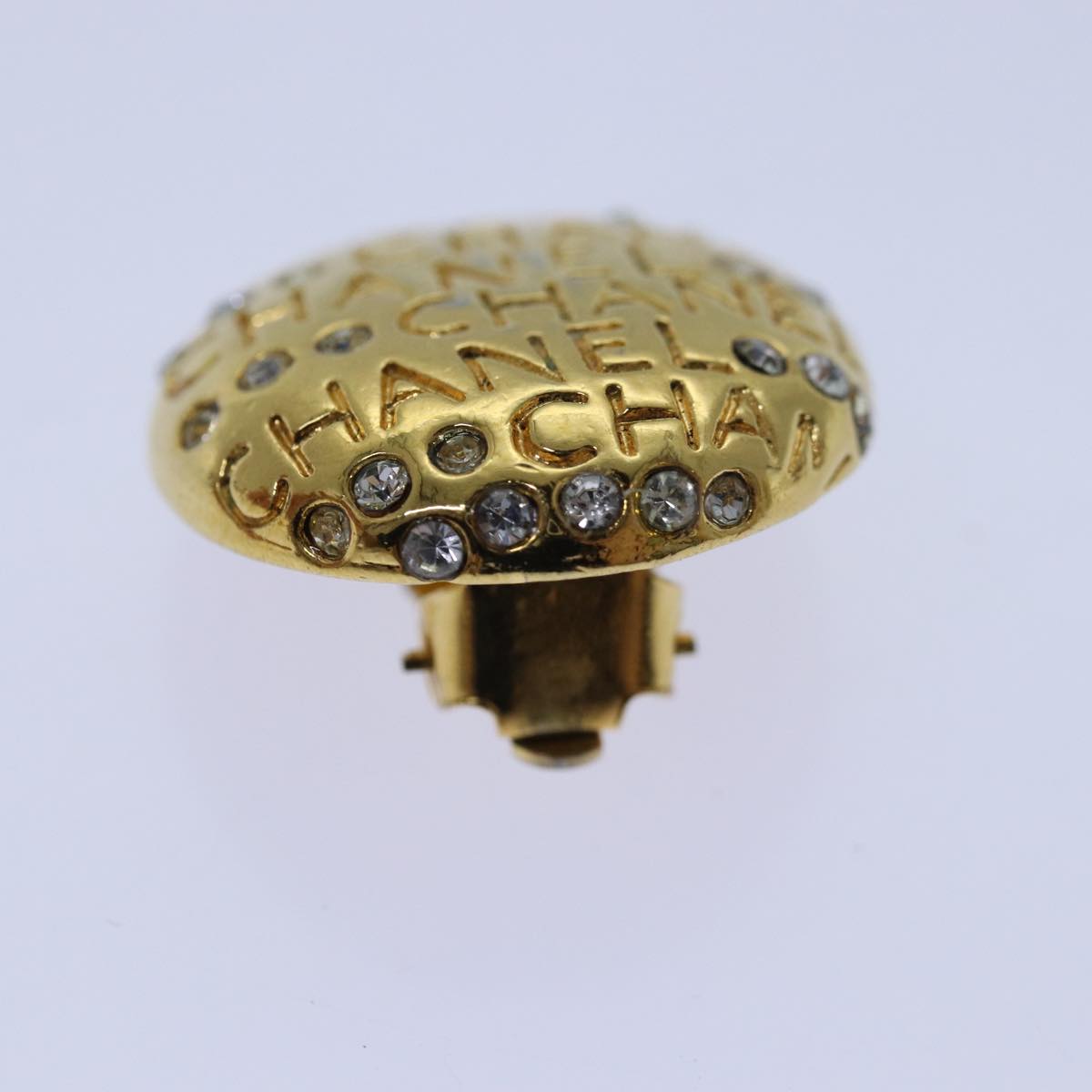 Top Quality Chanel Earring metal Gold CC Auth hk1467