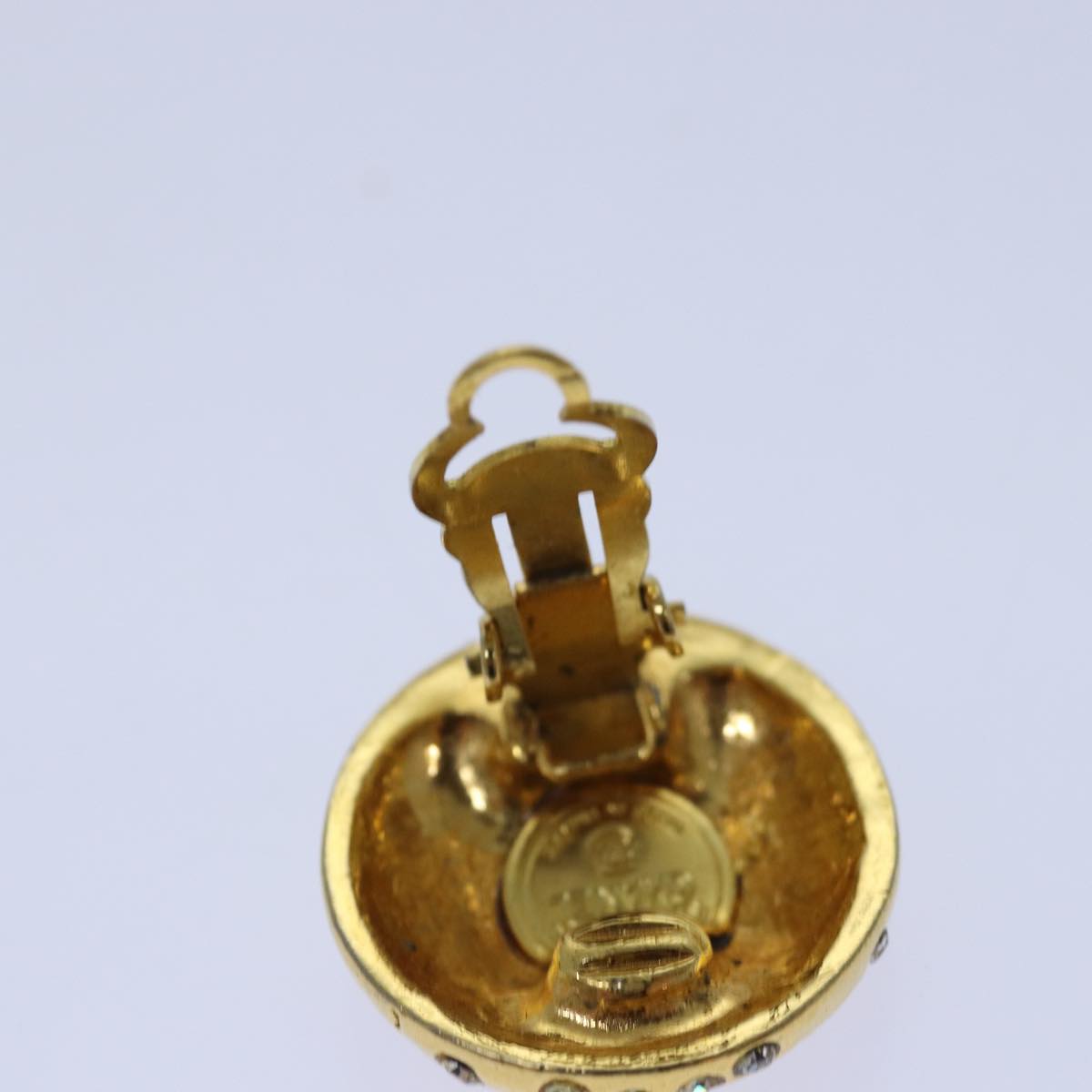 Top Quality Chanel Earring metal Gold CC Auth hk1467