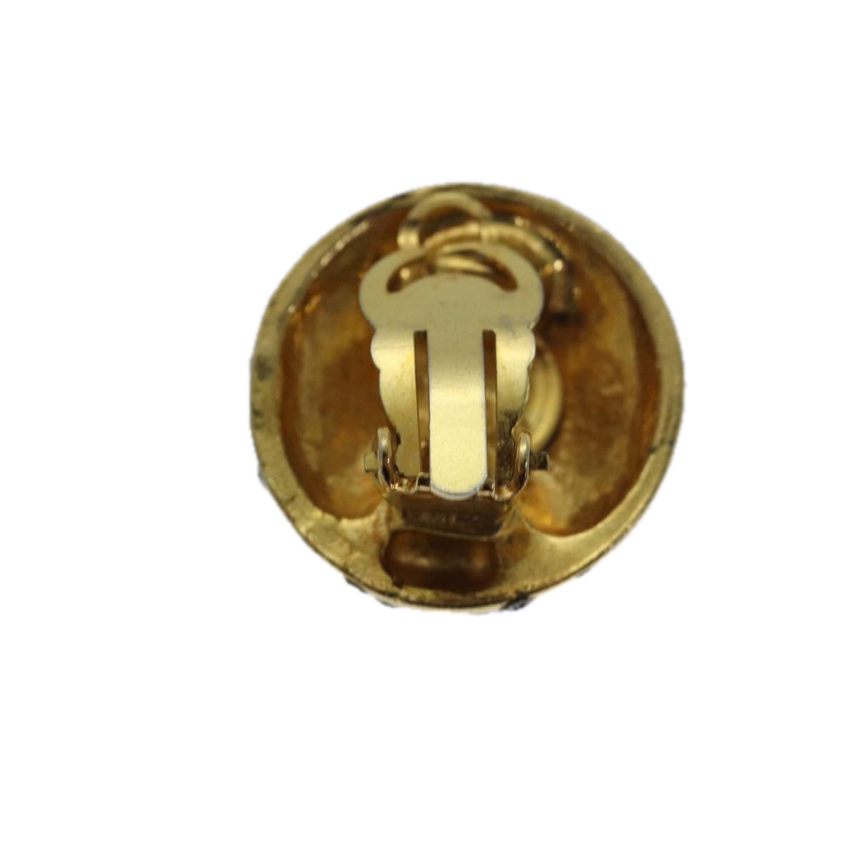 Top Quality Chanel Earring metal Gold CC Auth hk1467