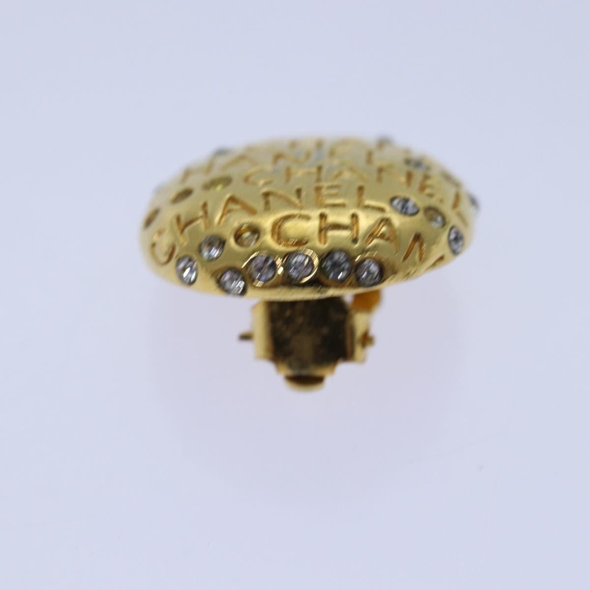 Top Quality Chanel Earring metal Gold CC Auth hk1467