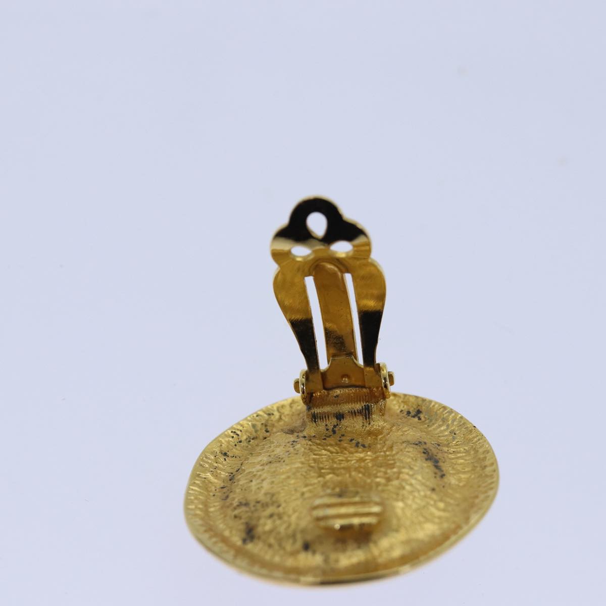 Top Quality Chanel Pearl Earring metal Gold CC Auth hk1468
