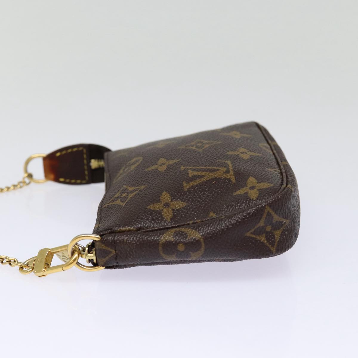 LOUIS VUITTON Monogram Mini Pochette Accessoires Pouch M58009 LV Auth hk1593