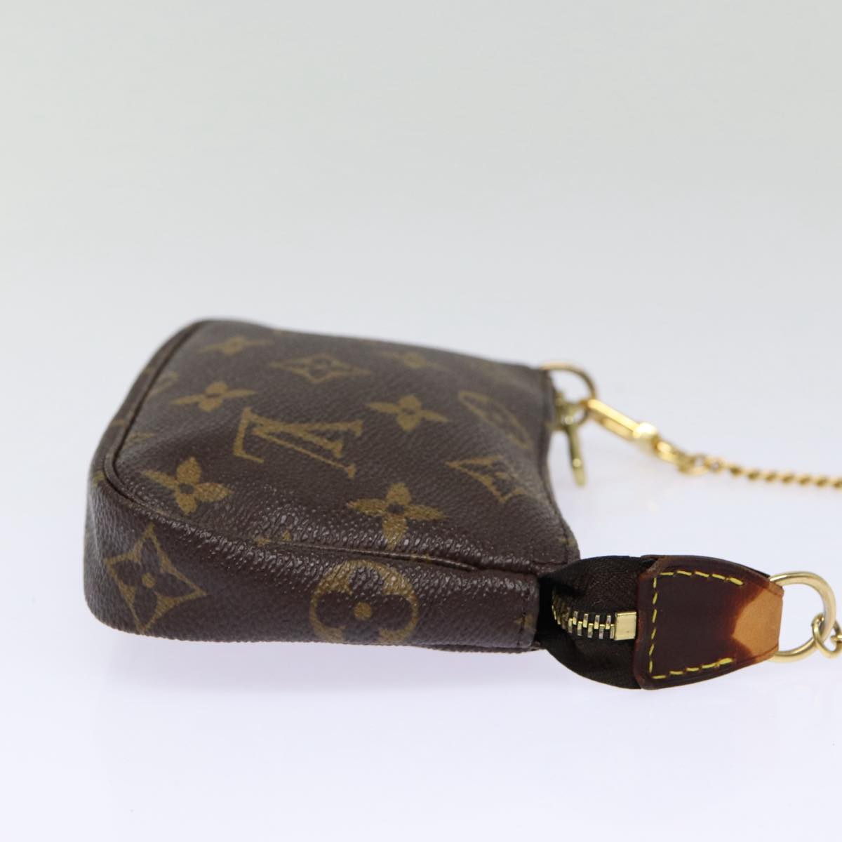 LOUIS VUITTON Monogram Mini Pochette Accessoires Pouch M58009 LV Auth hk1593