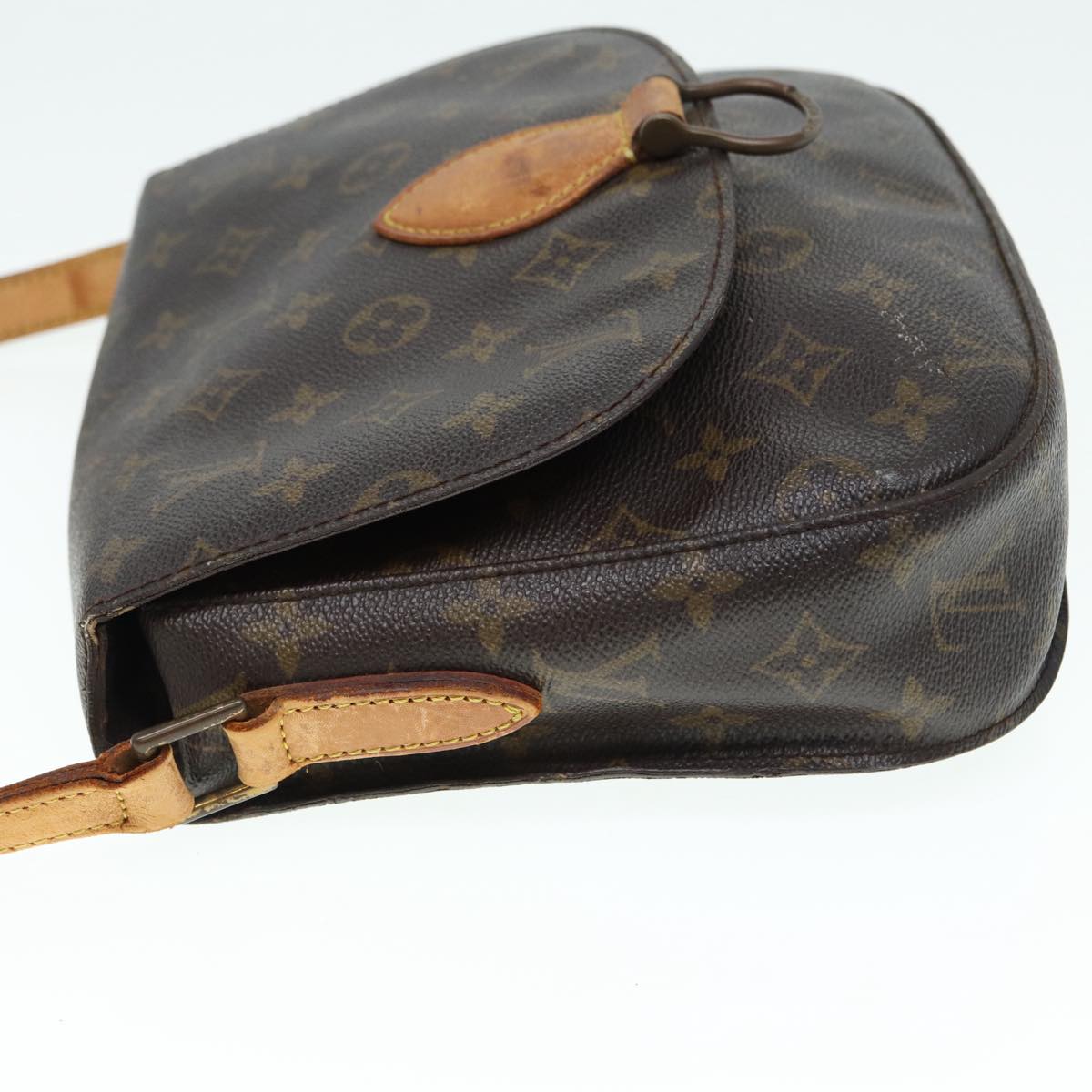 LOUIS VUITTON Monogram Saint Cloud GM Shoulder Bag M51242 LV Auth hk1604