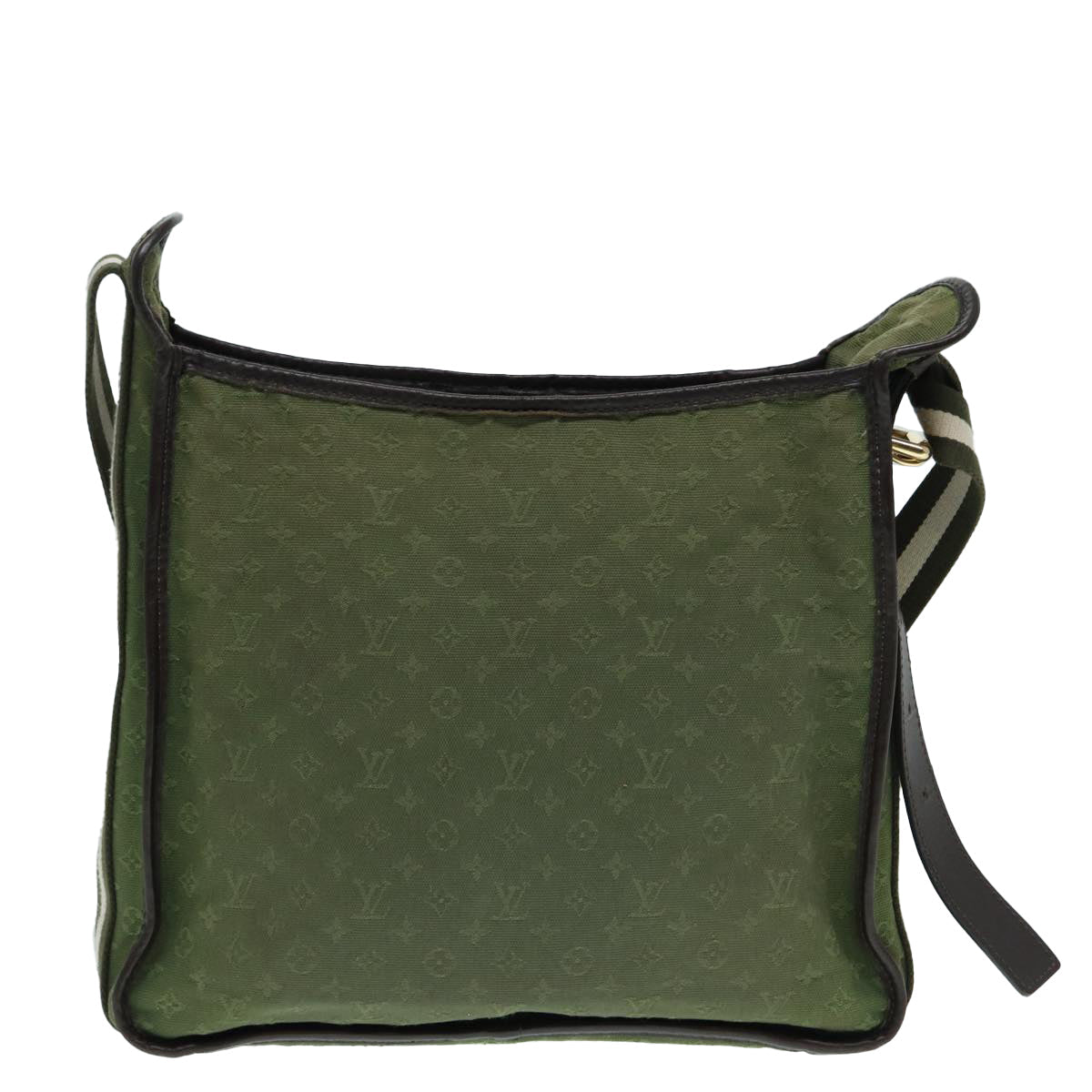 LOUIS VUITTON Monogram mini Bussus Marie Kate Bag TST Khaki M92324 Auth hk1615