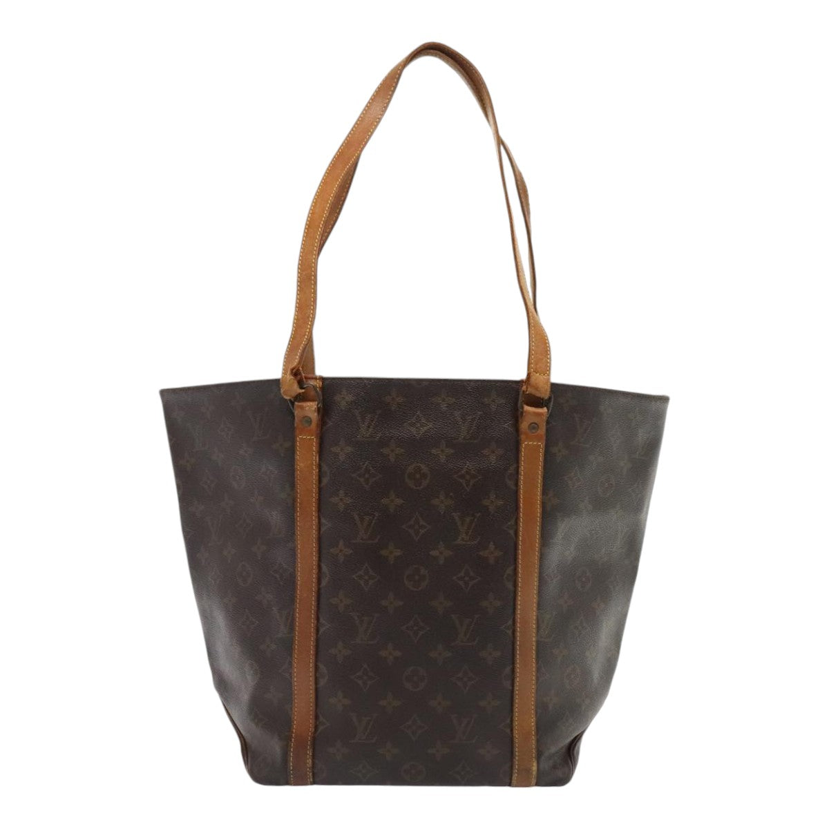 LOUIS VUITTON Monogram Sac Shopping Tote Bag M51108 LV Auth hk1616