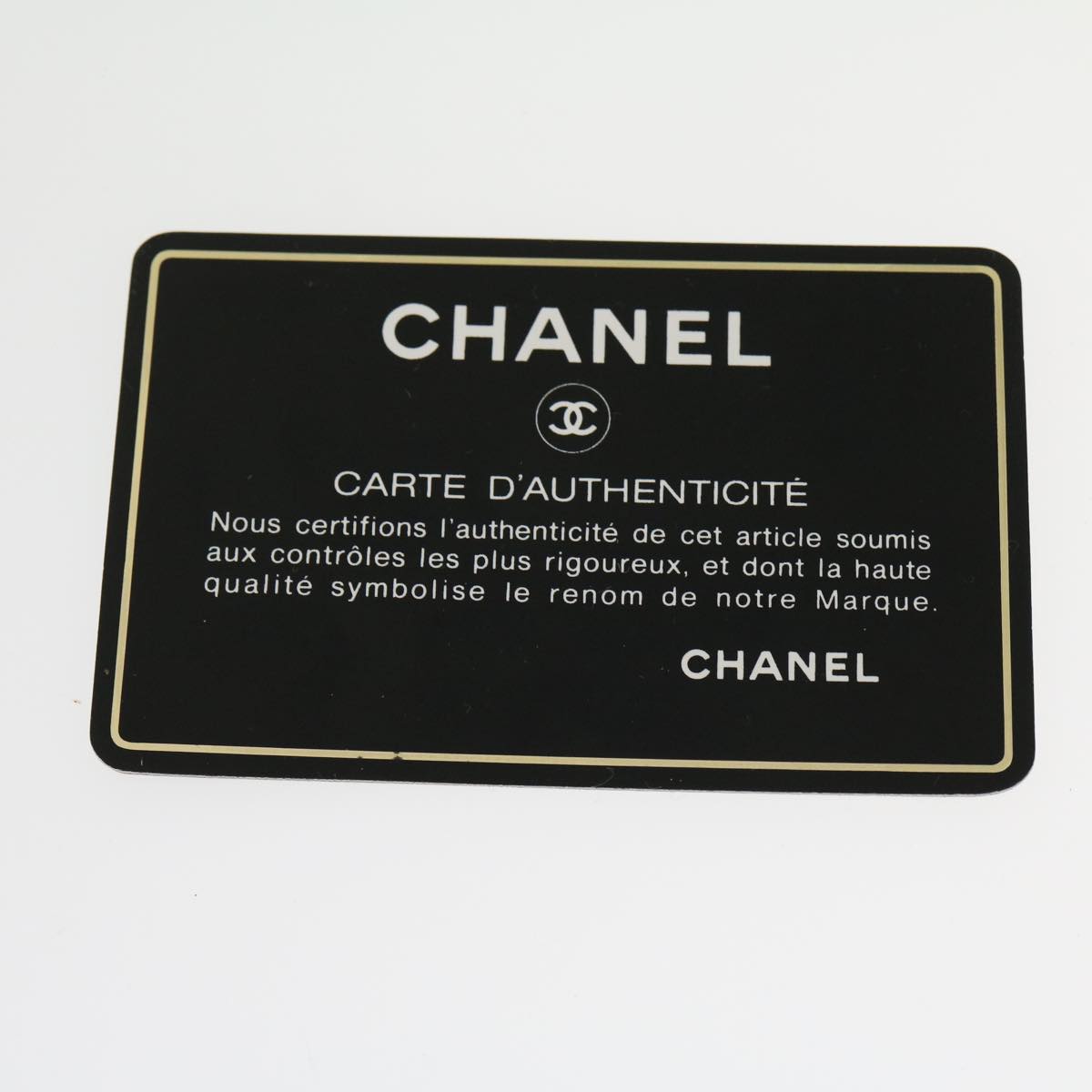 Top Quality Chanel Hand Bag Lamb Skin Blue CC Auth hk455A