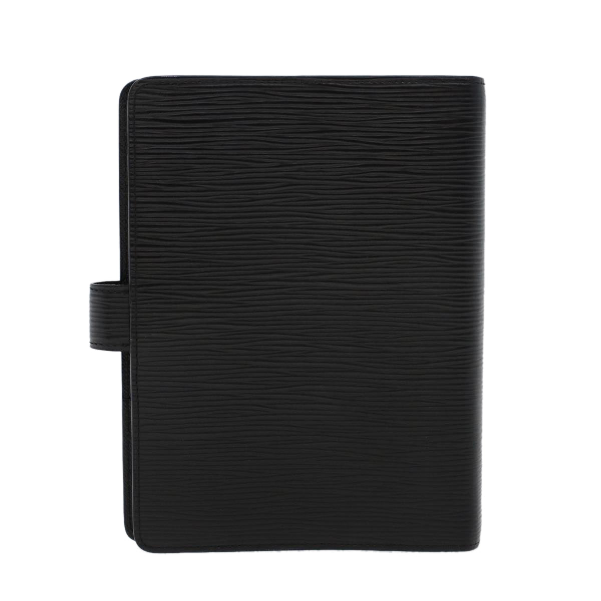 LOUIS VUITTON Epi Agenda MM Day Planner Cover Black R20042 LV Auth hk713