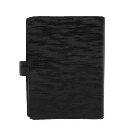 LOUIS VUITTON Epi Agenda MM Day Planner Cover Black R20042 LV Auth hk713