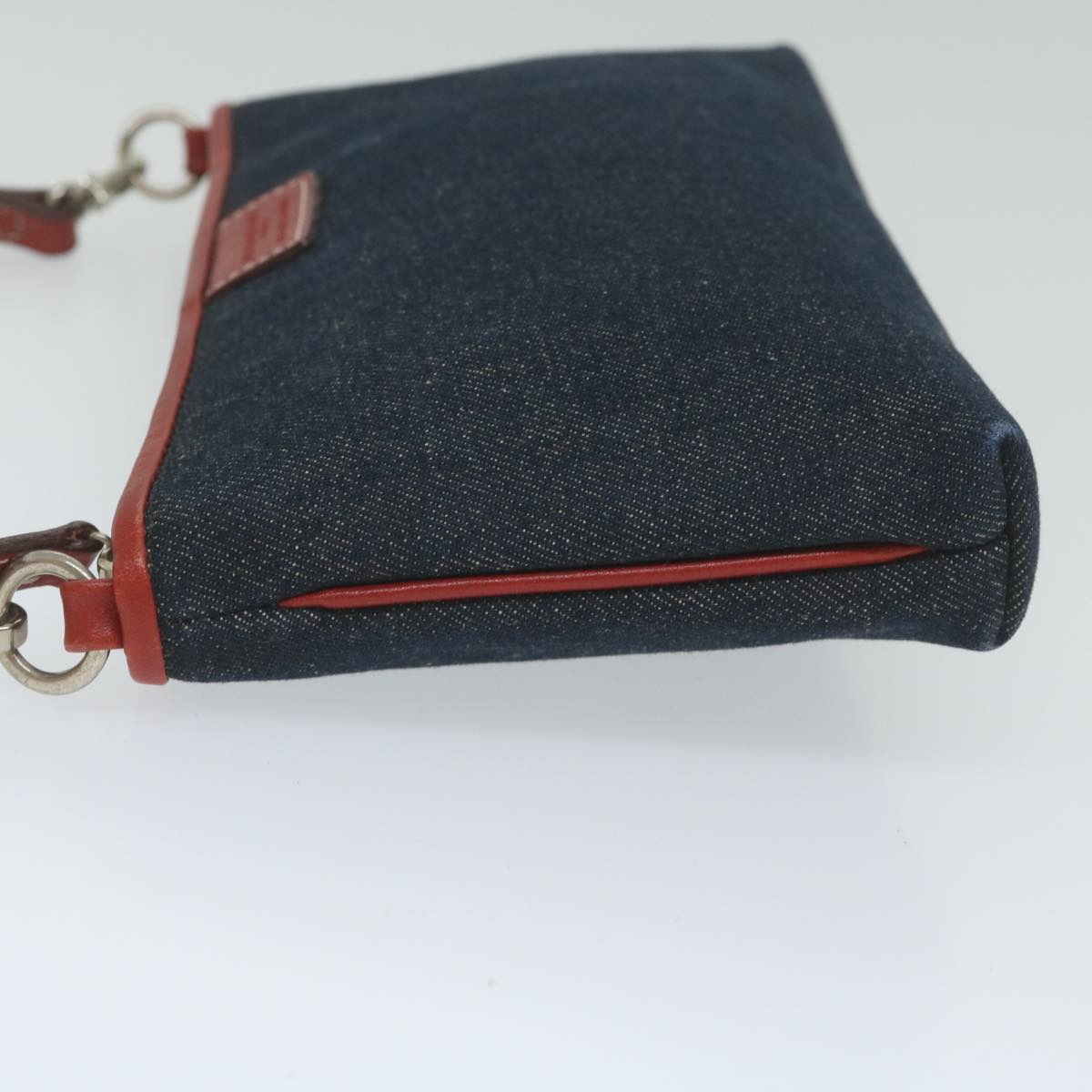 Burberry Blue Label Shoulder Bag Denim Navy Auth hk952