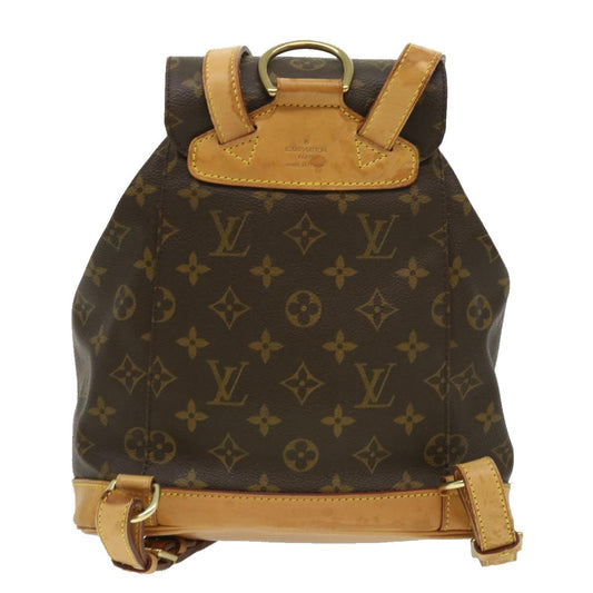 LOUIS VUITTON Monogram Montsouris MM Backpack M51136 LV Auth hs1543