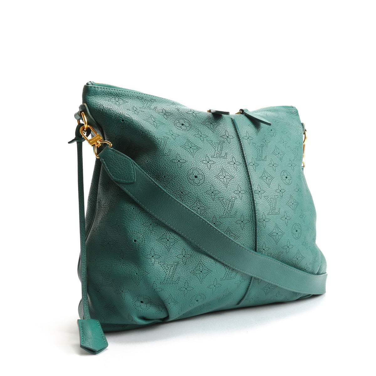 LOUIS VUITTON Selene MM Monogram Mahina Aqua