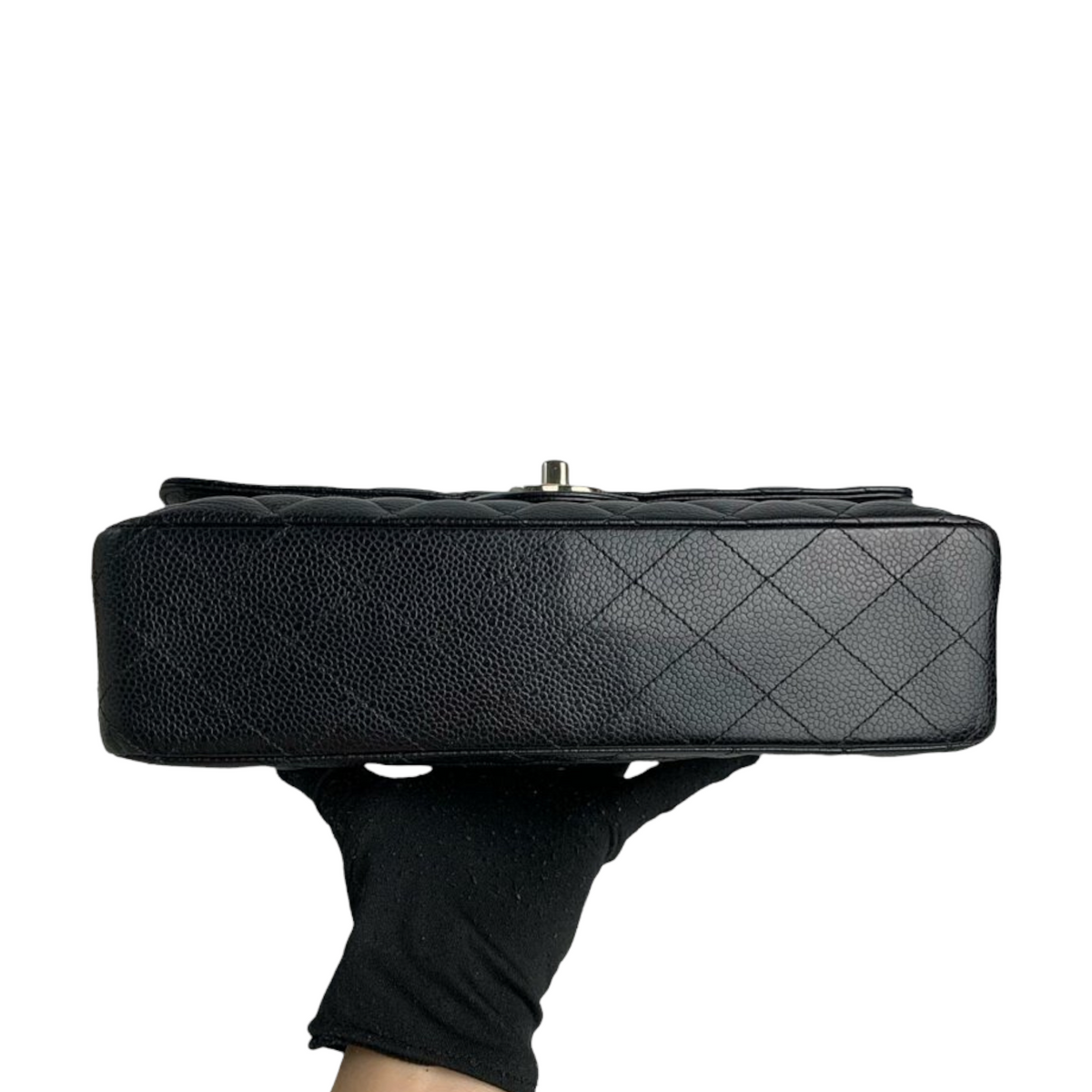 Classic Flap Caviar Medium Black SHW