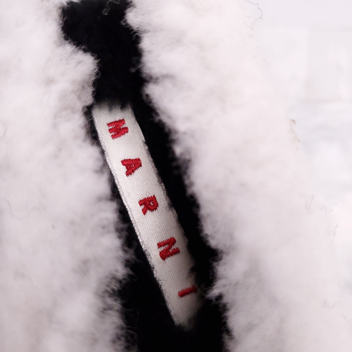 MARNI FAUX FUR HEELS - SIZE 41 ($1,000)