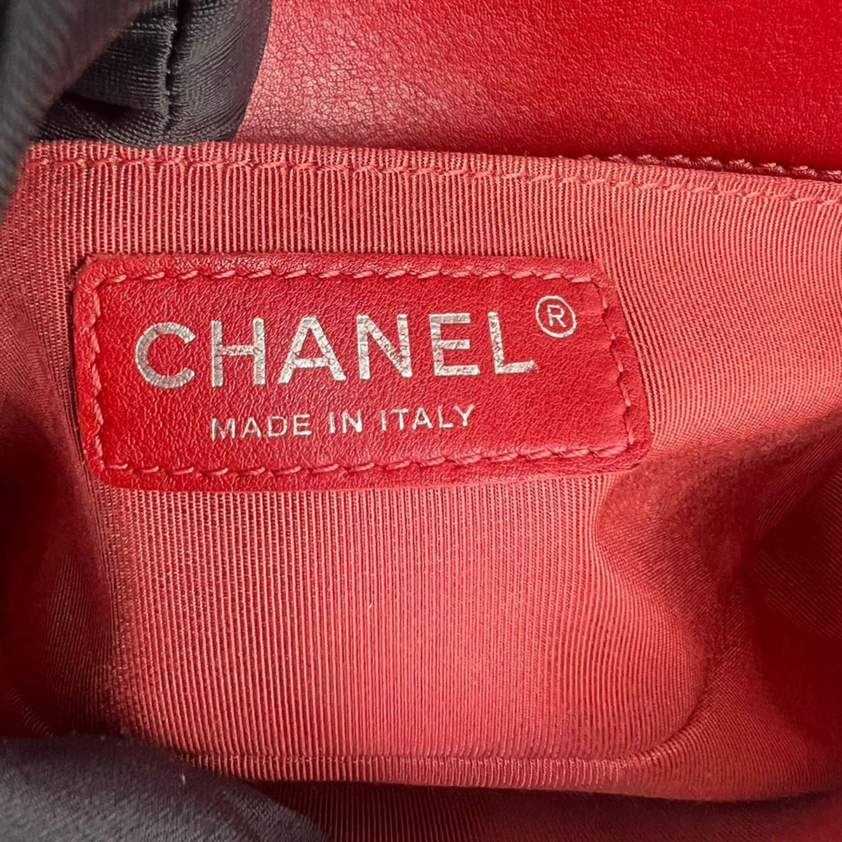 Small Boy Lambskin Red GHW