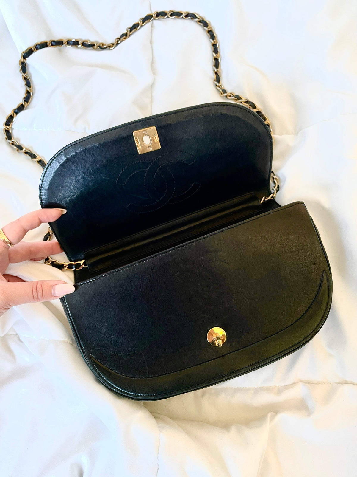Chanel Small Crescent Flap