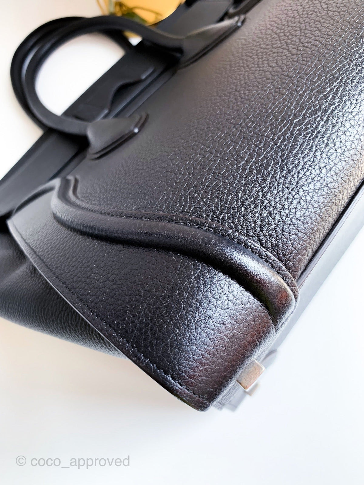 Celine Grained Calfskin Mini Luggage Black