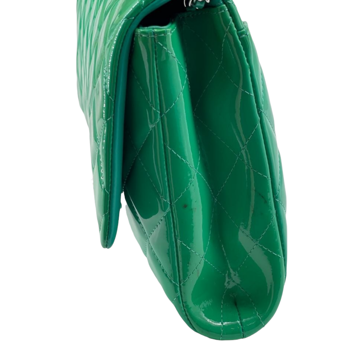 Timeless Clutch Patent Green SHW