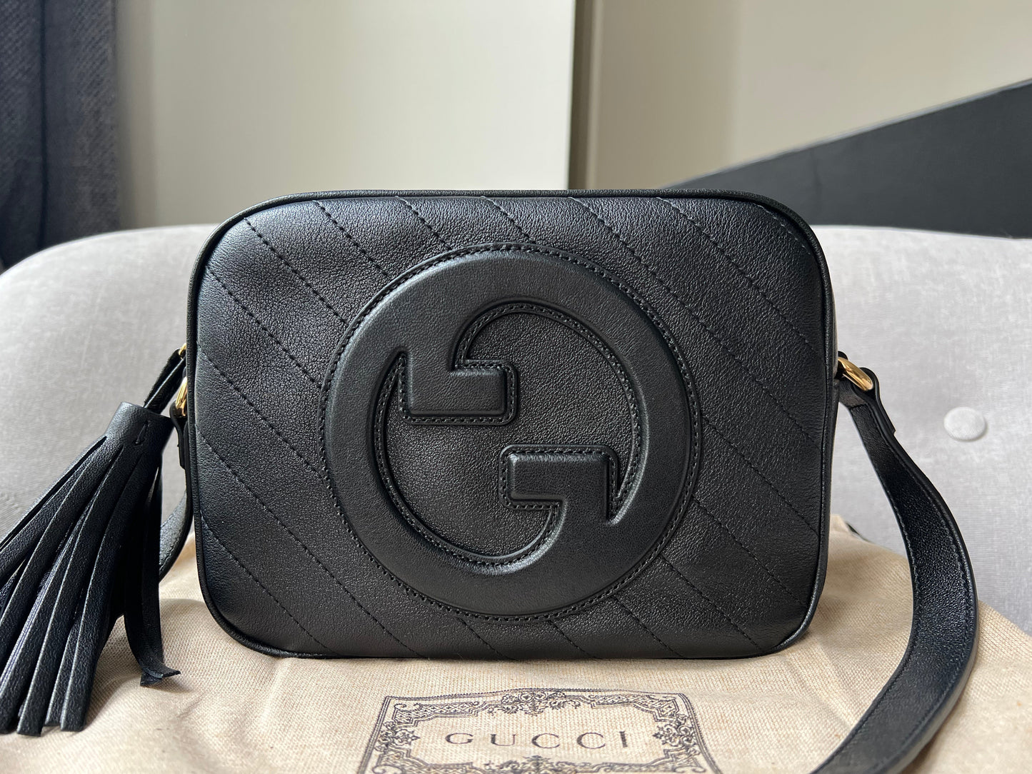 Gucci Black Small Blondie Shoulder Bag