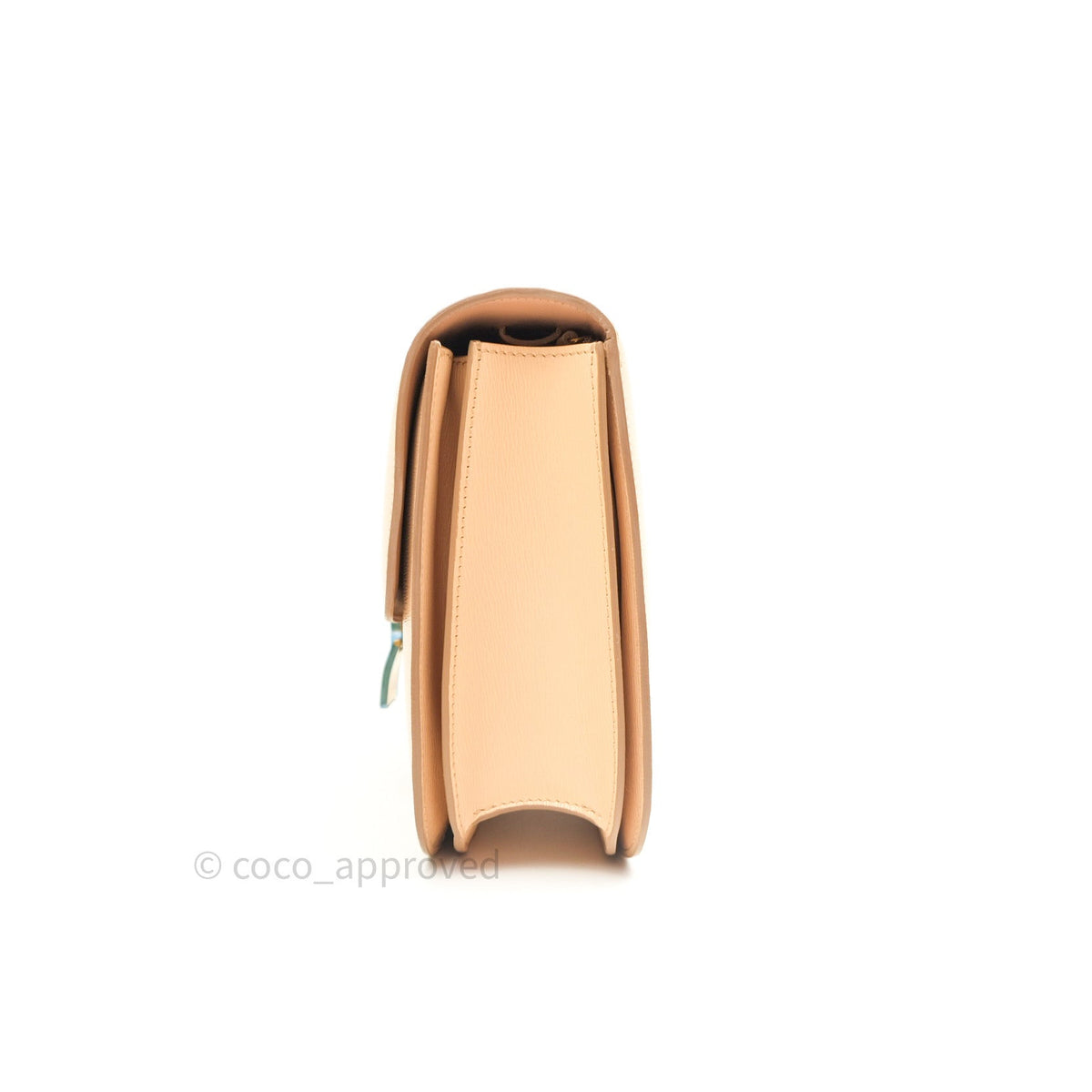 Celine Box Beige Liege Leather Medium Classic Box Gold Hardware
