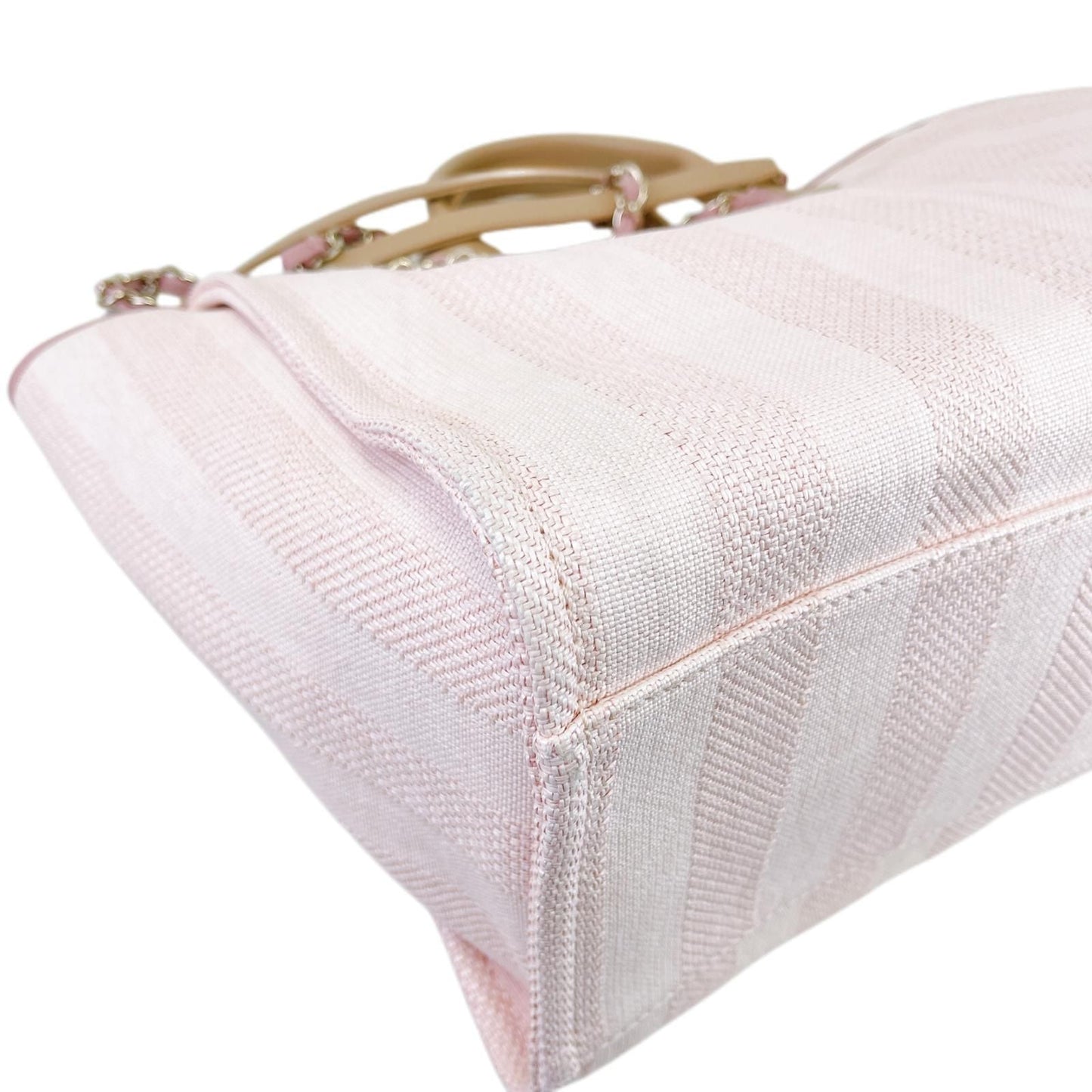 Medium Deauville Tote Mixed Fibers Pink SHW