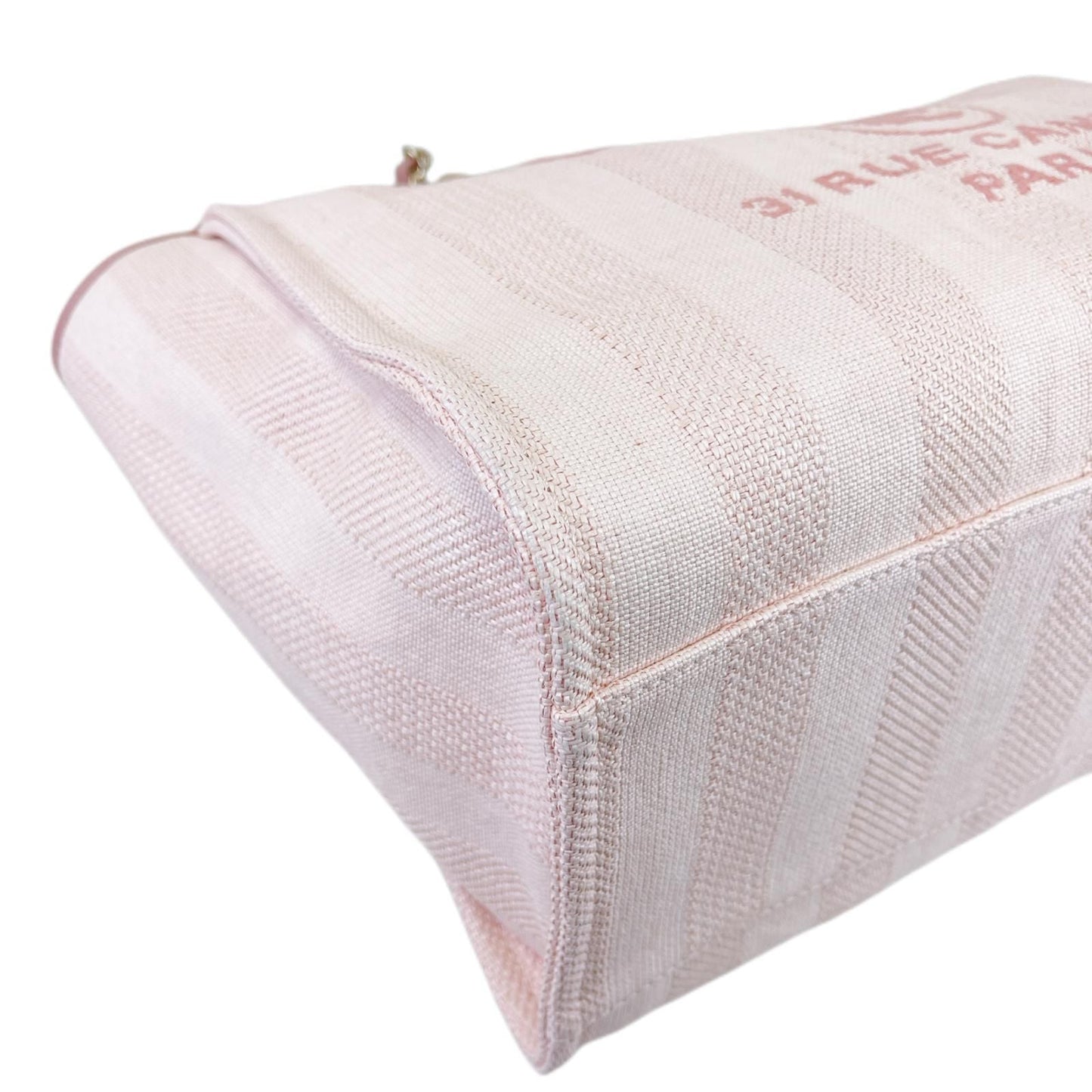 Medium Deauville Tote Mixed Fibers Pink SHW