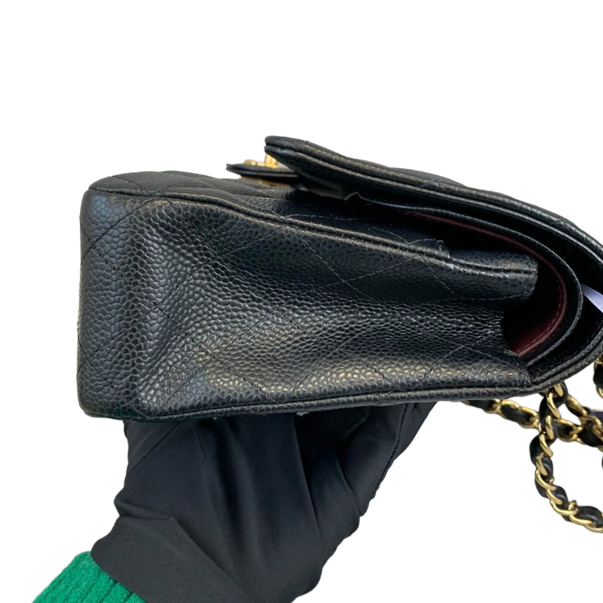 Classic Flap Caviar Medium Black GHW