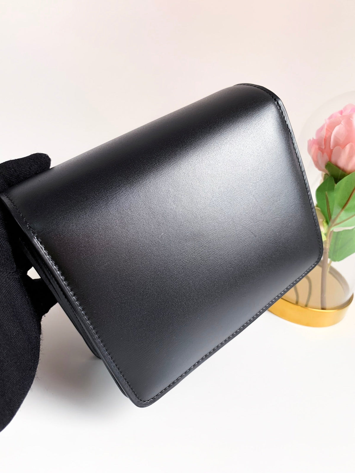 Celine Small Black Calfskin Box Bag⁣ ⁣⁣⁣⁣⁣⁣⁣⁣⁣⁣