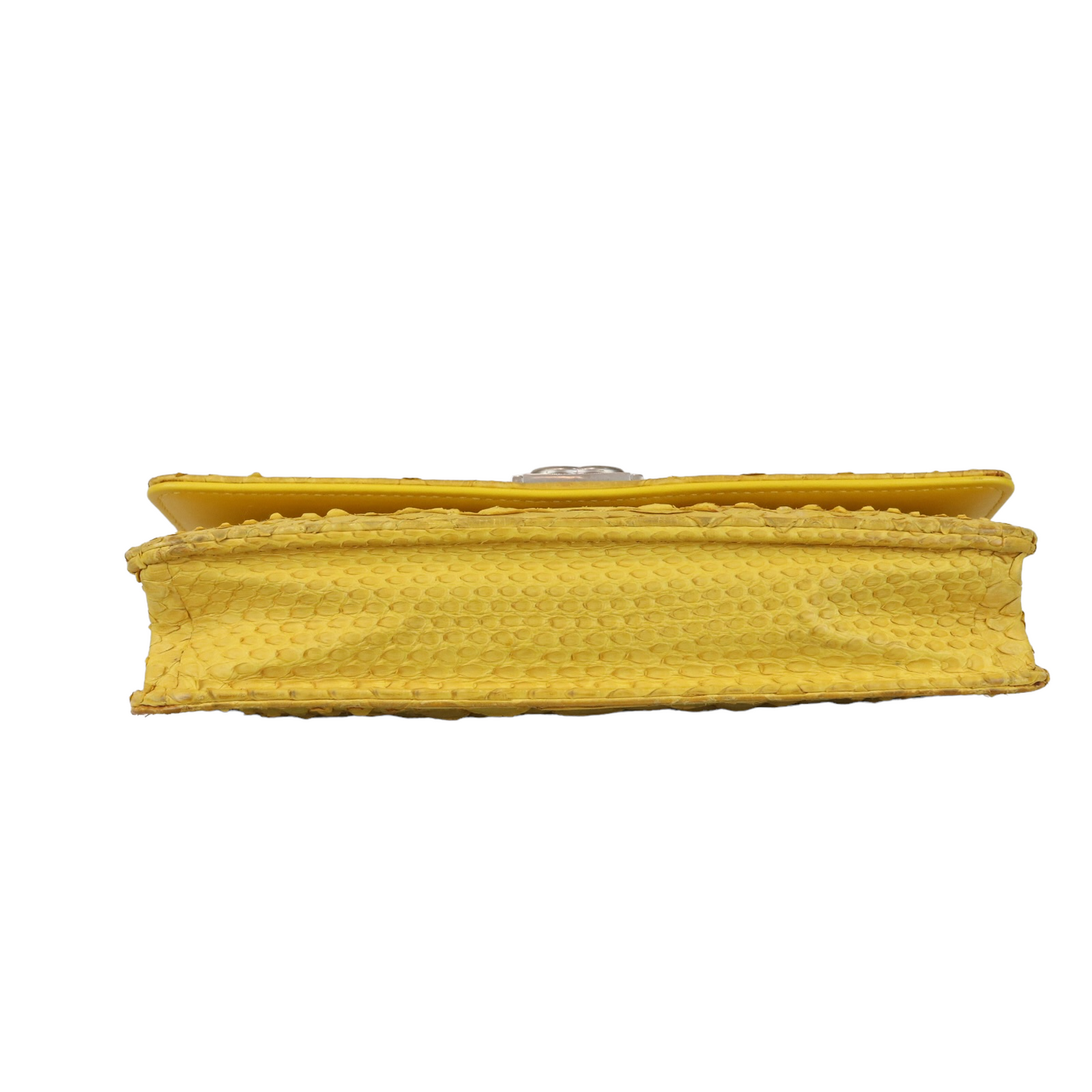 Python Leather Boy Wallet on Chain WOC Yellow SHW