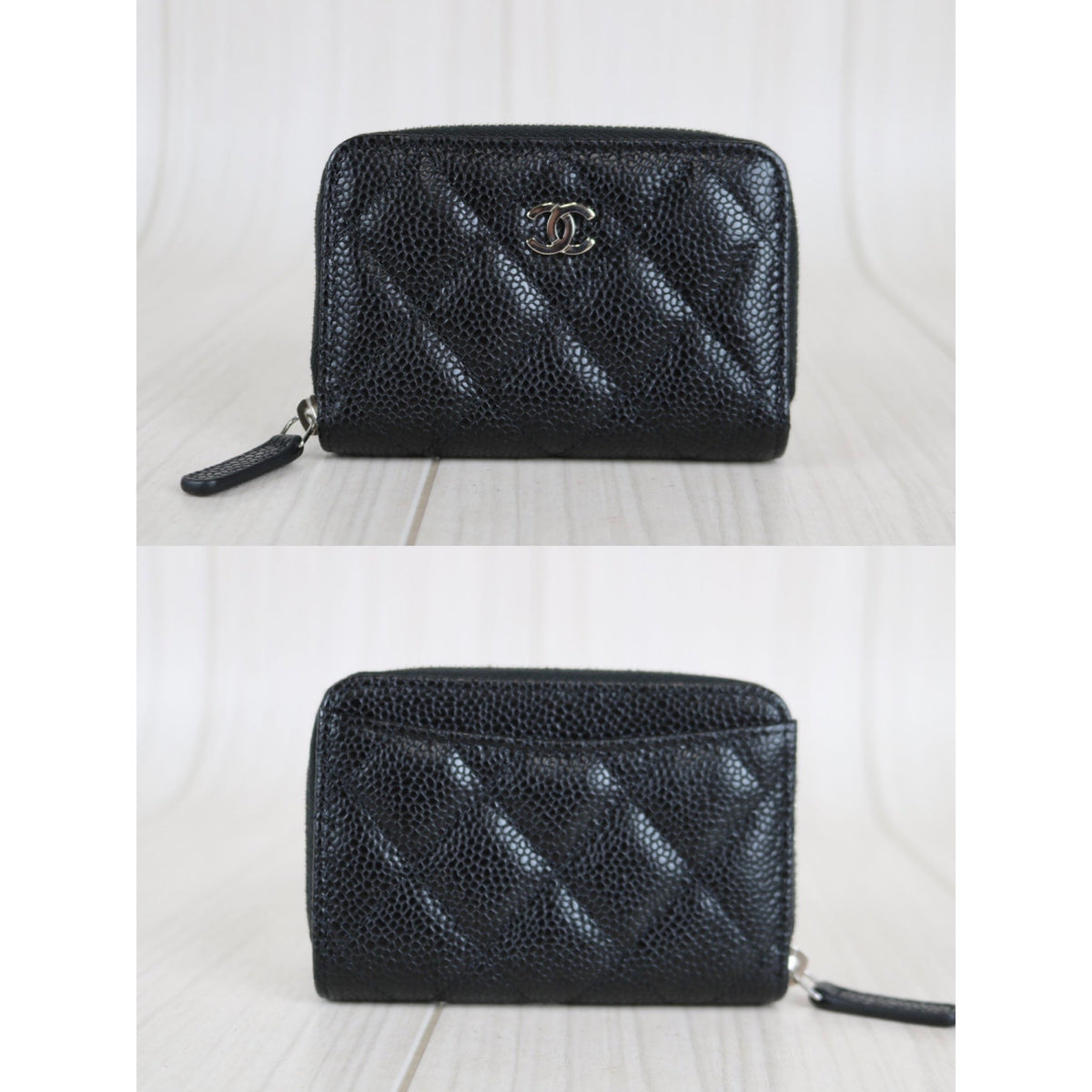 Rank A ｜Chanel Caviar Skin Matrasse Round Zipper Coin Case｜060409