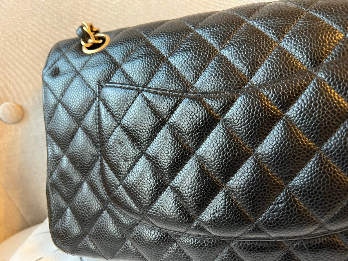 Chanel Medium Classic Flap in Black Caviar