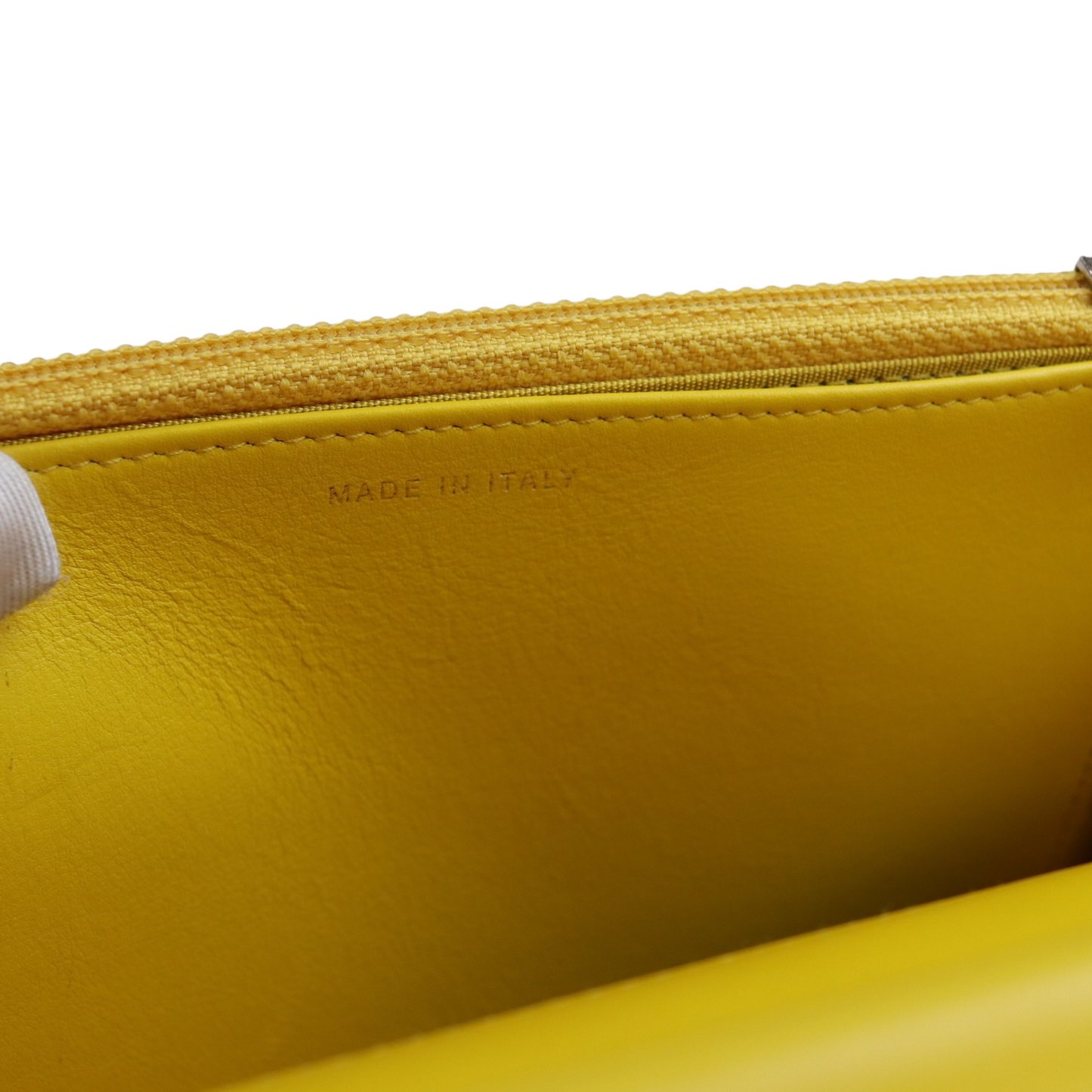Python Leather Boy Wallet on Chain WOC Yellow SHW