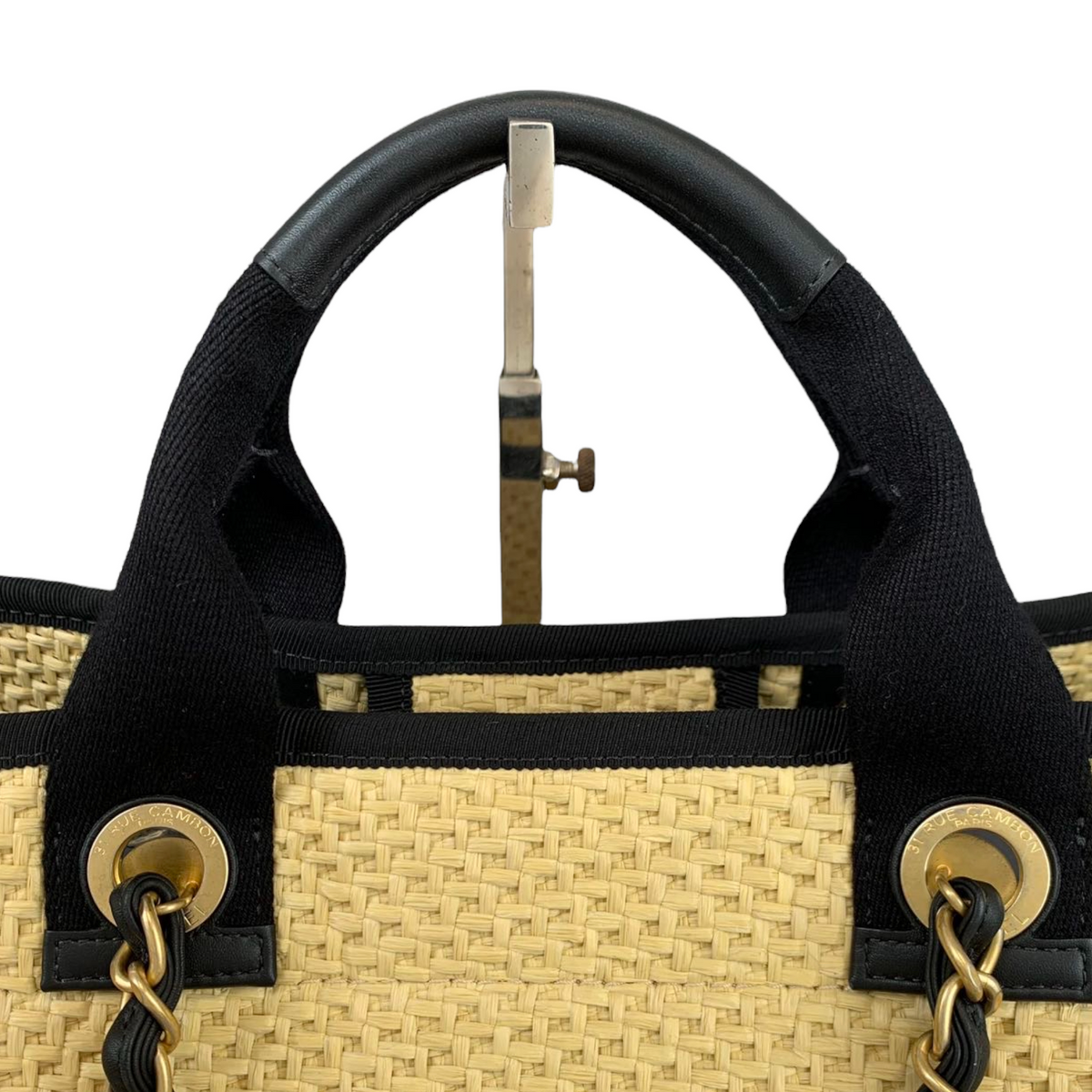 Deauville Large Straw Beige GHW