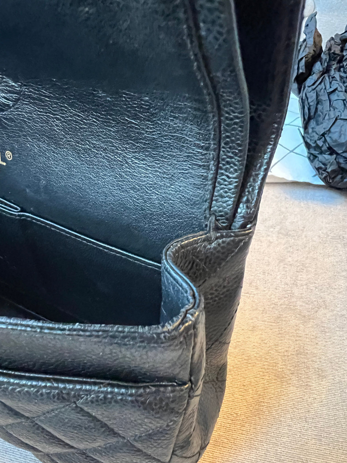 Chanel Medium Classic Flap in Black Caviar