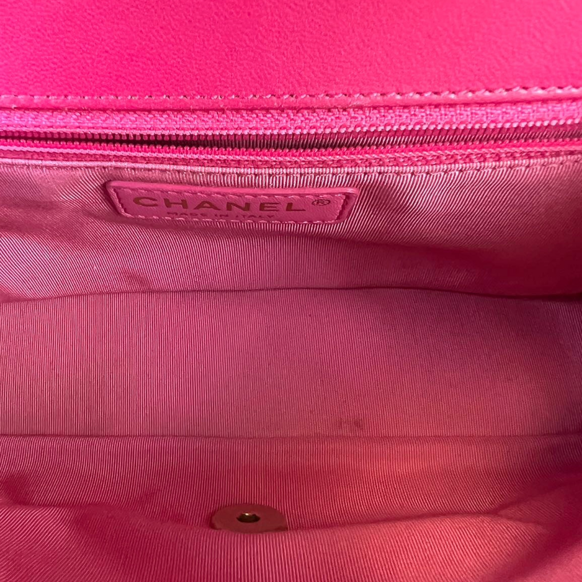 Mademoiselle Chic Mini Pink Lambskin GHW