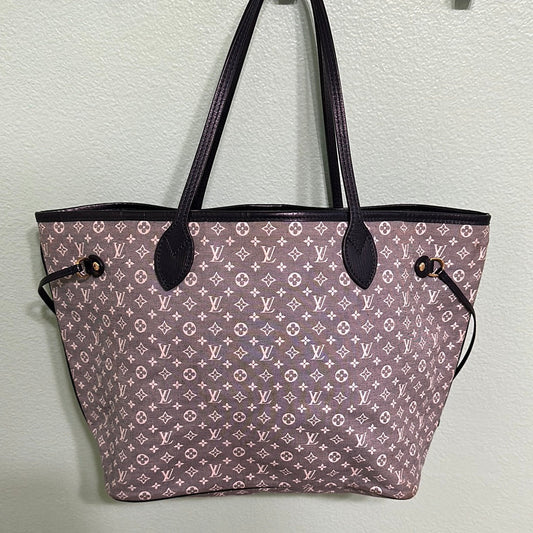 Louis Vuitton Grey Denim Neverfull MM