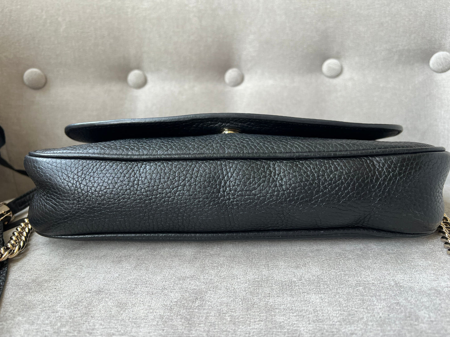 Gucci Black Soho Disco Crossbody Flap Bag