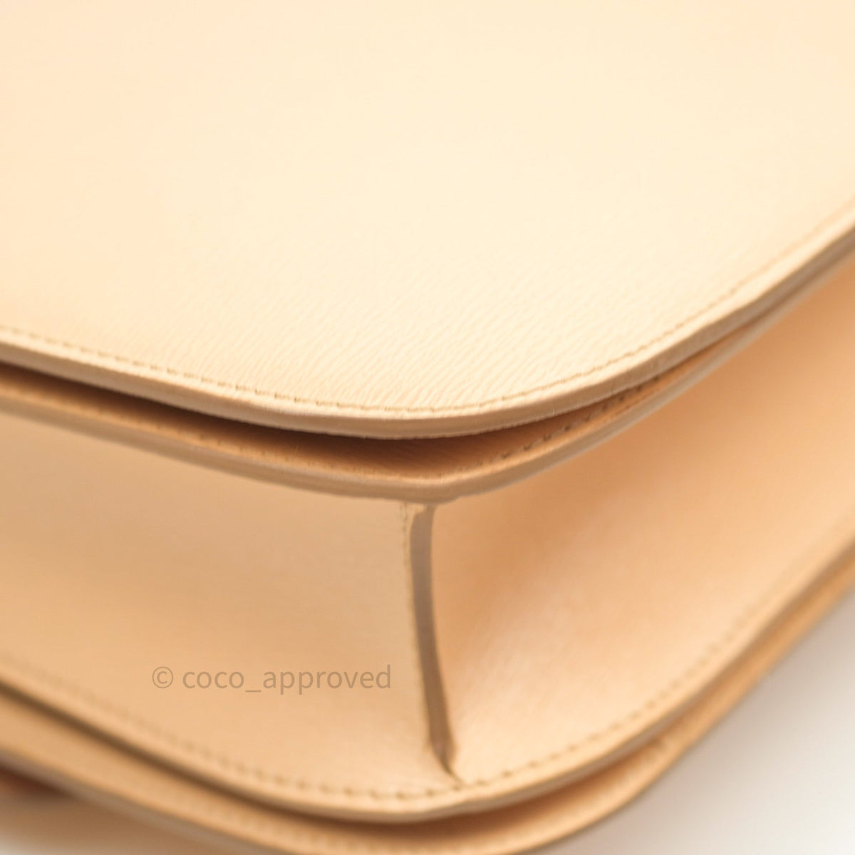 Celine Box Beige Liege Leather Medium Classic Box Gold Hardware