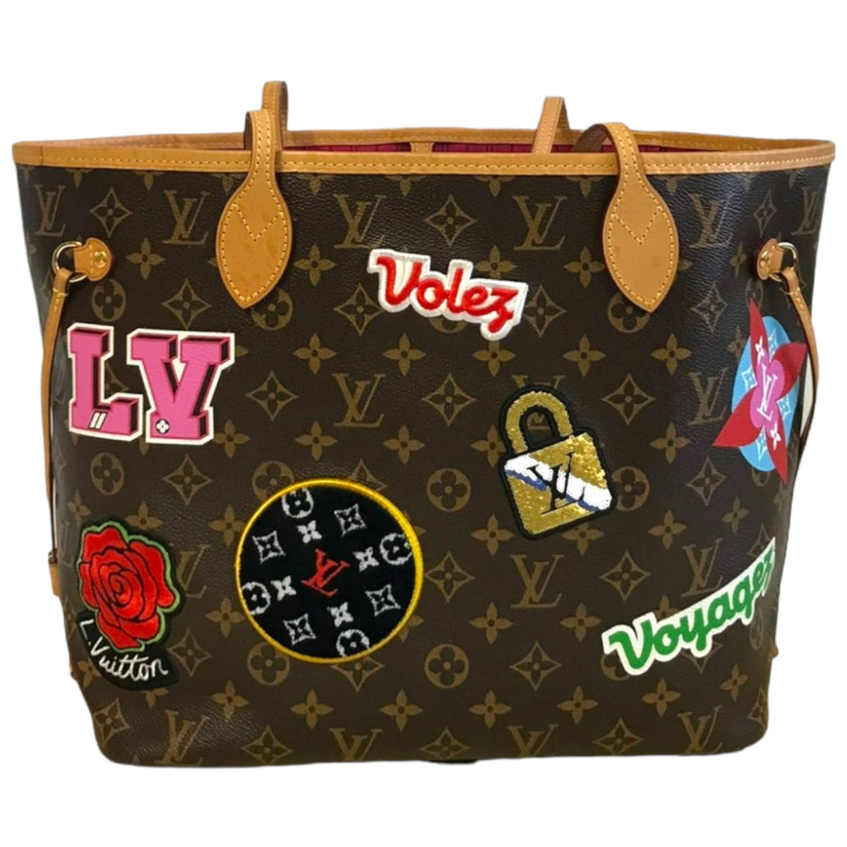 Louis Vuitton Neverfull MM Monogram Canvas Patches