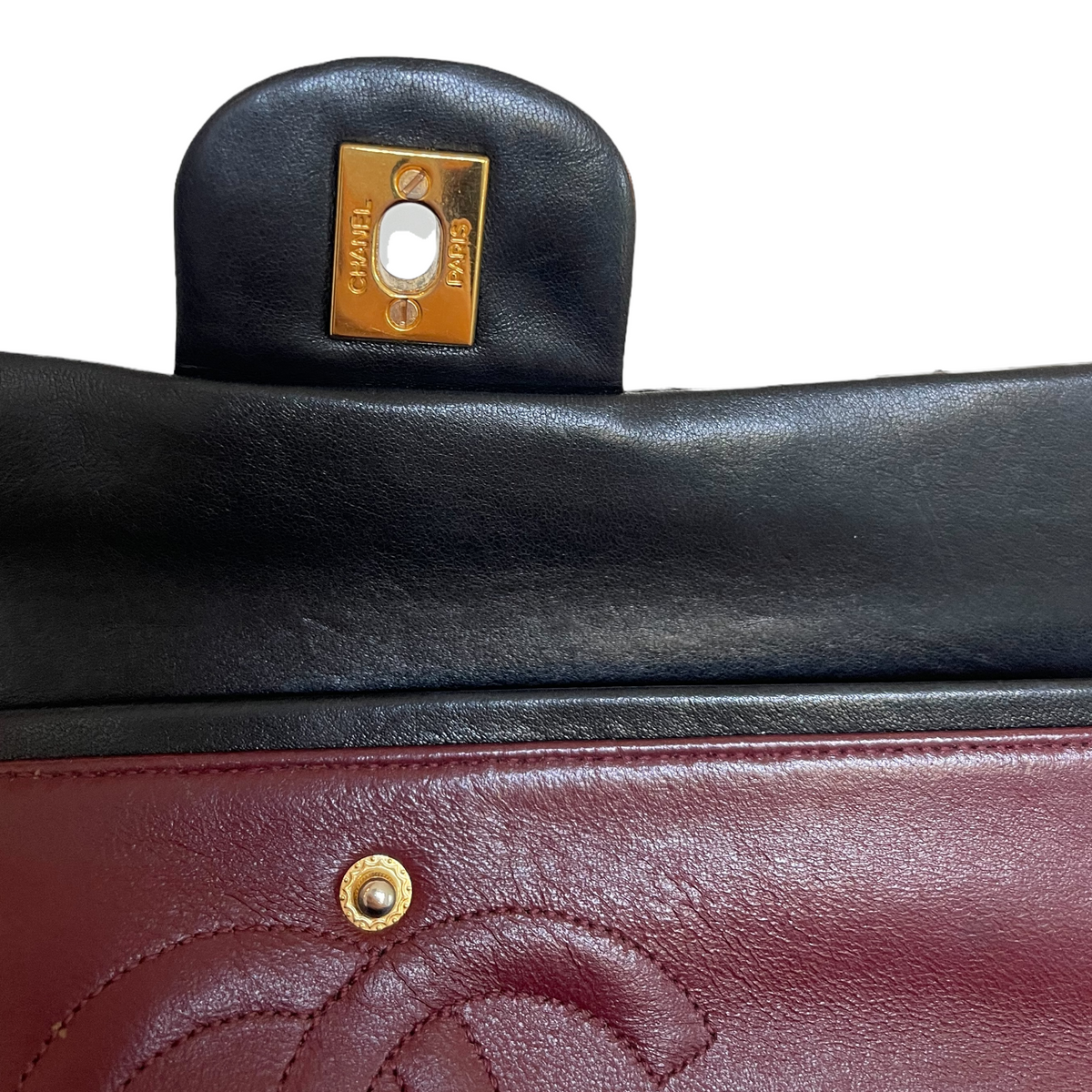 Vintage Classic Flap Medium Lambskin Black GHW