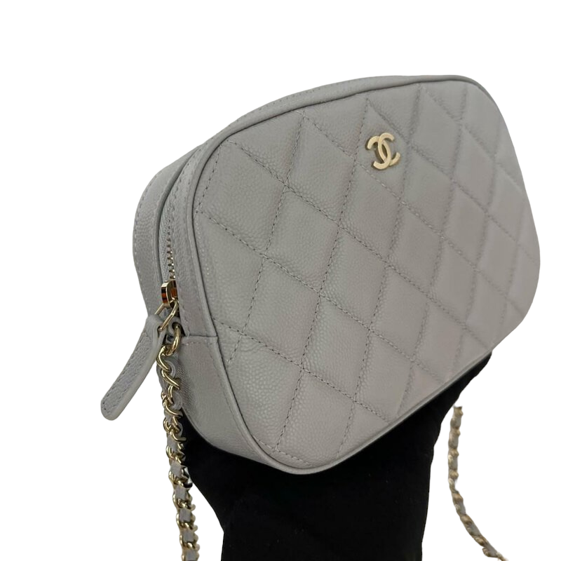 Camera Quilted Camera Case Grey GHW