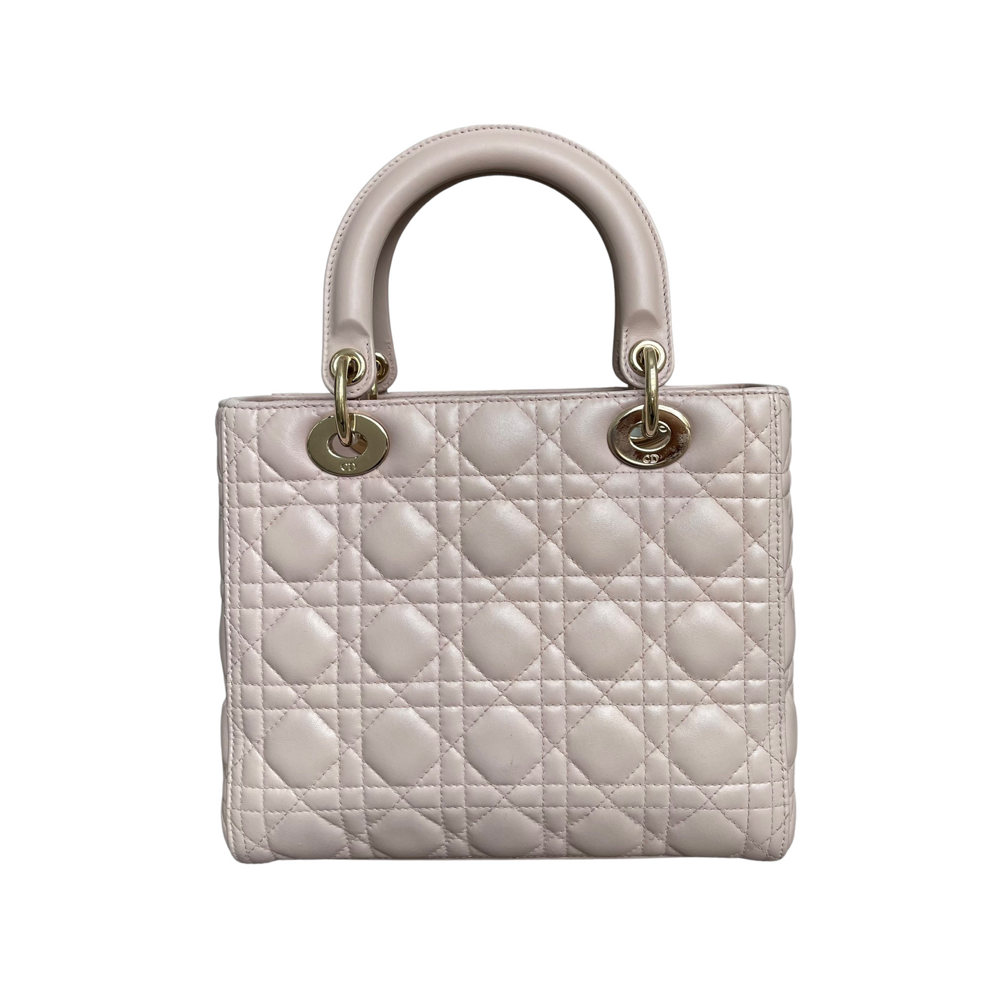 Lady Dior Medium Pink Lambskin GHW