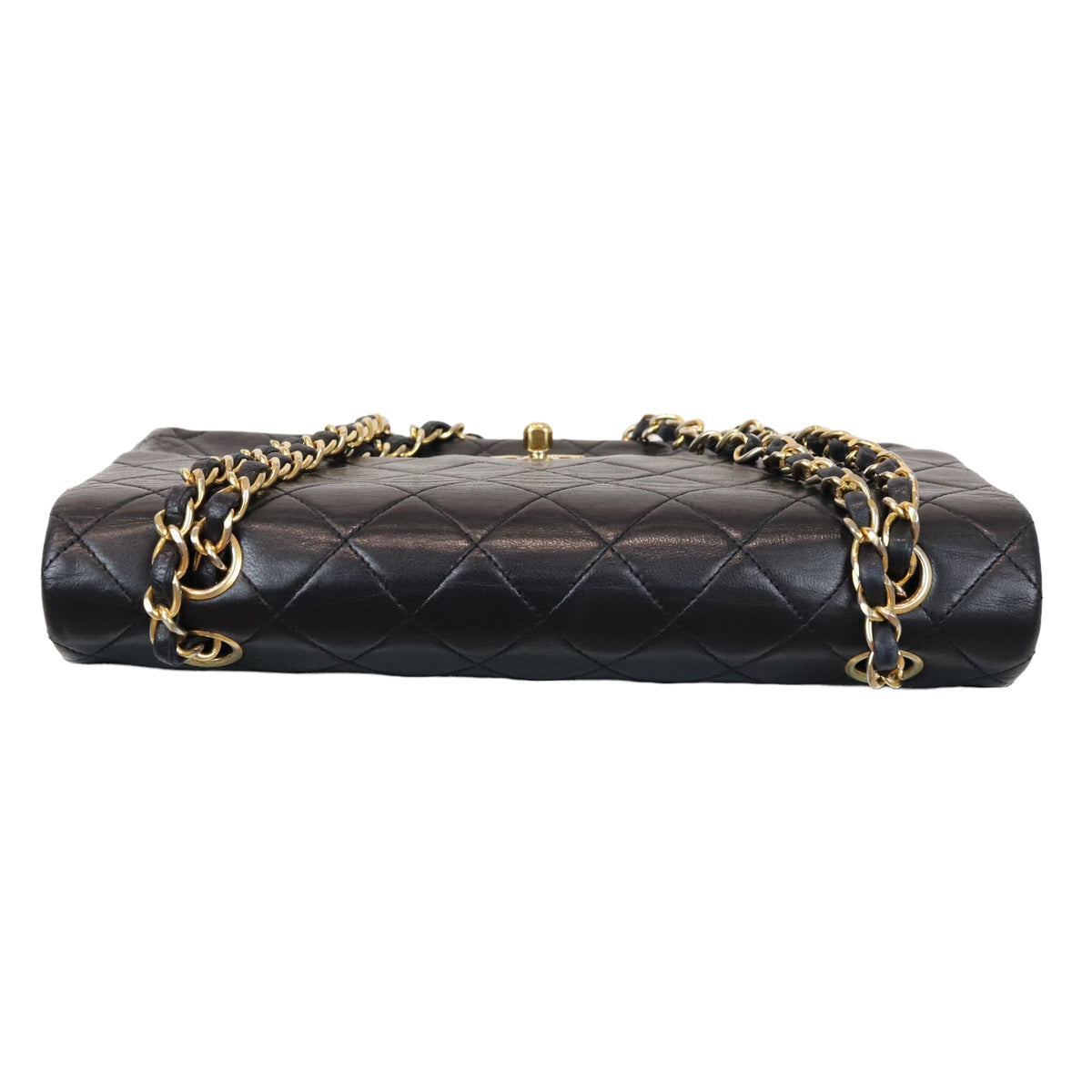 Classic Double Flap Medium Vintage Black GHW