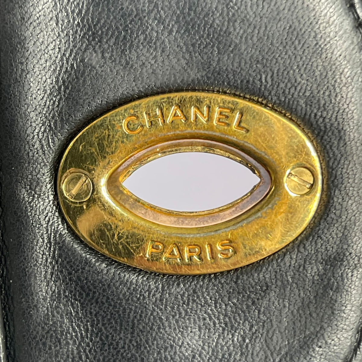 Vintage Jumbo XL Lambskin Black GHW